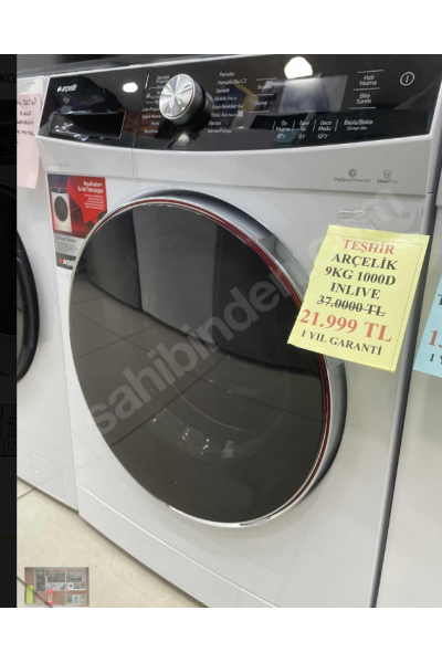 TEŞHİR ÜRÜNÜ-Arçelik 9 KG INLIVE Çamaşır Makinesi