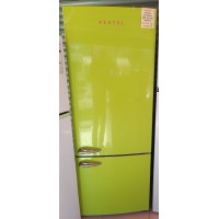 [DEFOLU] VESTEL Retro NFK510 Yeşil A+ Kombi No-Frost Buzdolabı