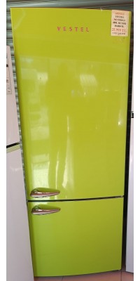 [DEFOLU] VESTEL Retro NFK510 Yeşil A+ Kombi No-Frost Buzdolabı