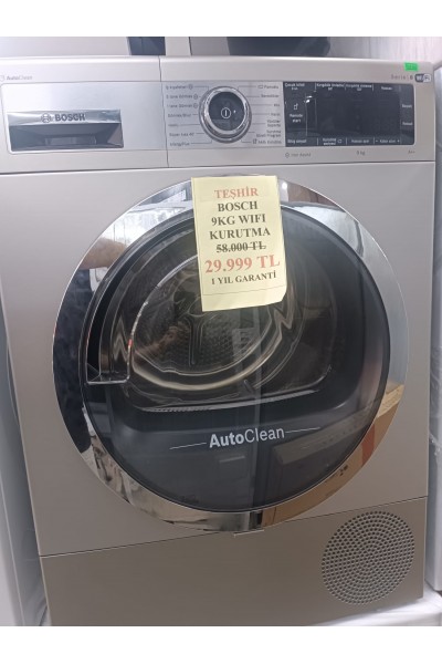 [TEŞHİR] BOSCH WTX87K8XTR A++ Wi-Fi 9 kg Çamaşır Kurutma Makinesi