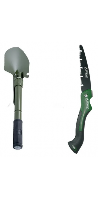 Orcamp Kamp Küreği ve Kamp Testeresi Kürek Testere ikili Set Takım Katlanabilir