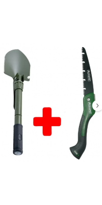 Orcamp Kamp Küreği ve Kamp Testeresi Kürek Testere ikili Set Takım Katlanabilir