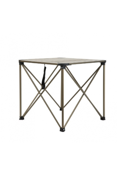 Nurgaz Paslanmaz Çelik Campout Taşınabilir Portatif Alüminyum Kamp Masası Gri