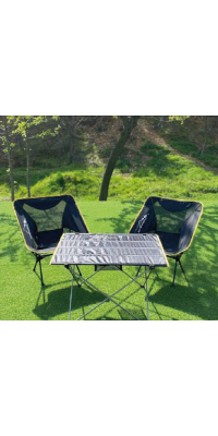 ULTRALIGHT MASA + 2 PRATİK SANDALYE SET