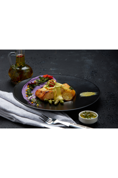 MOR PATATES PÜRELİ SOMON MOR PATATES PÜRELİ SOMON