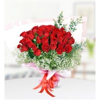 33 Kırmızı Gül Buketi