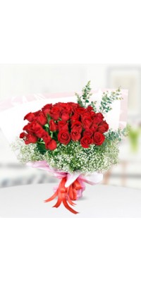33 Kırmızı Gül Buketi