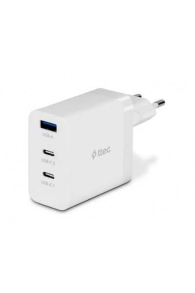 Ttec Süper Hızlı Gan 65W 2x Pd Type C ve 1x USB Girişli Şarj Fiyatı