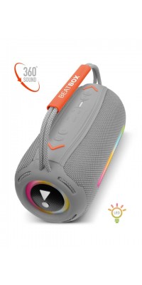 Powerway BeatBox Led Işıklı Dayanıklı Ses Bombası Usb Sd Aux FM Radyo Bluetooh Hoparlör