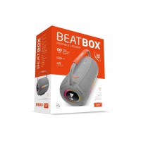 Powerway BeatBox Led Işıklı Dayanıklı Ses Bombası Usb Sd Aux FM Radyo Bluetooh Hoparlör