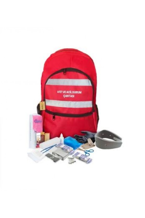 Afet ve Acil Durum Çantası + İlk Yardım Seti